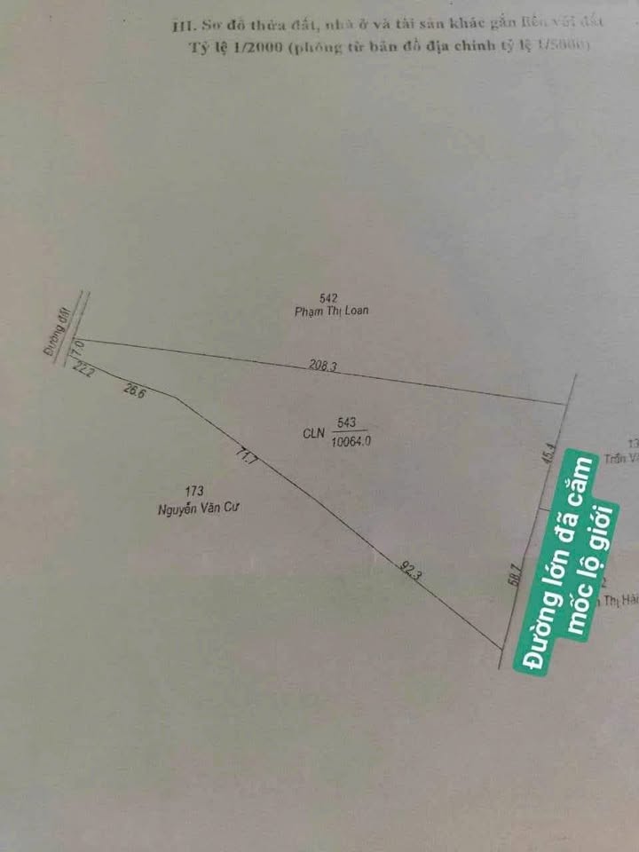 Đất nền 1 hecta 2 mặt tiền đường Minh Thành Bàu Nàm - Giá chỉ 3 tỷ cực hấp dẫn!