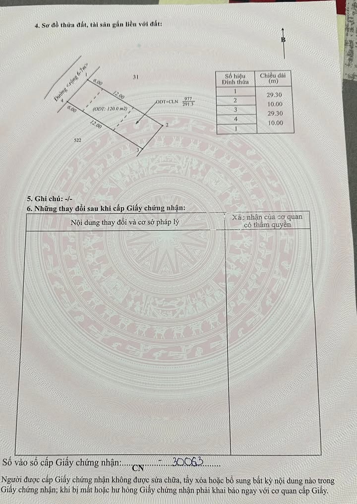 Đất hẻm 162 Nguyễn Lương Bằng, Tân Lập, 293m² giá 3.8 tỷ - Pháp lý rõ ràng, sổ hồng sẵn!