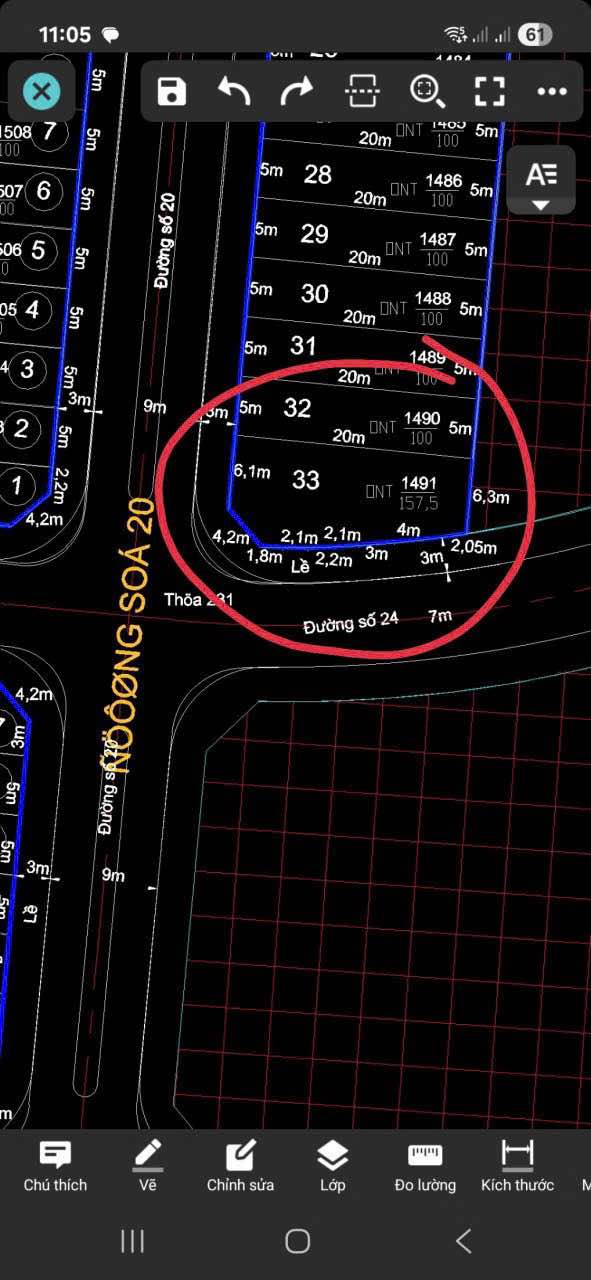 Đất nền lô góc Khu dân cư Hoàng Gia, Đức Hoà 157m² giá 2.3 tỷ - Đầu tư sinh lời ngay!