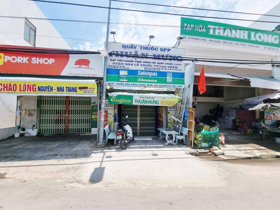 Bán nhà mặt tiền đường Phong Châu, Nha Trang 77.9m² - Hướng Tây Bắc, giá 5.3 tỷ!