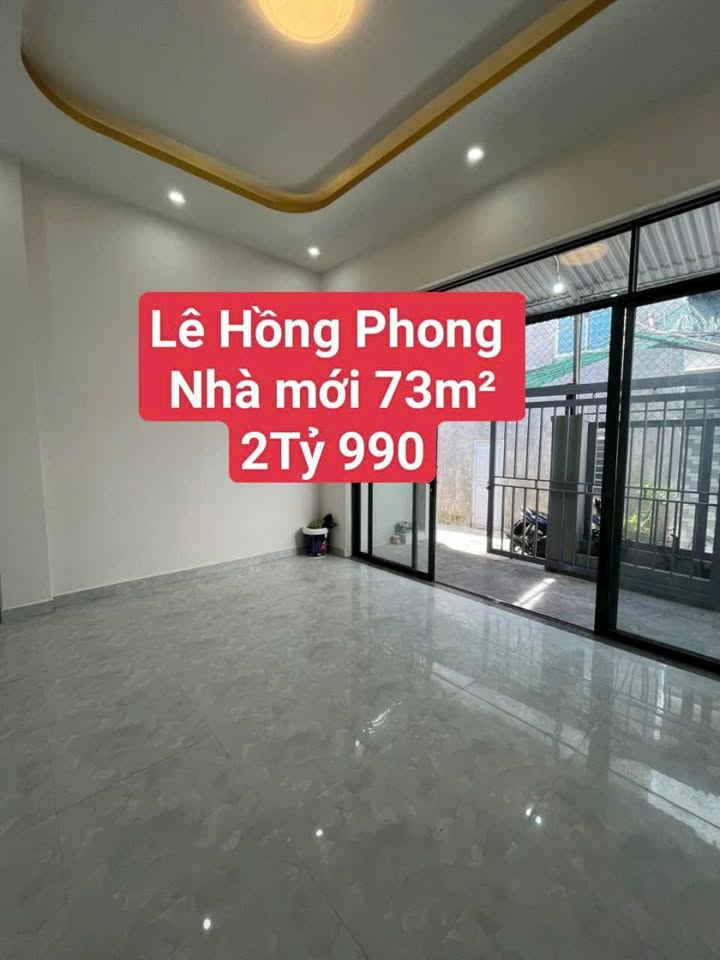Nhà phố Phước Long Nha Trang 73m² giá 2.99 tỷ - Hẻm thông, sổ hồng đầy đủ!