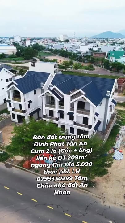 Đất nền liền kề mặt tiền Nguyễn Sinh Sắc, Bình Định 209m² chỉ 5.09 tỷ - Cơ hội đầu tư hấp dẫn!