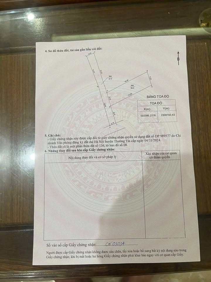 Đất nội thôn Hồng Vân Thường Tín 90m² giá 3 tỷ - Đầu tư sinh lời ngay!