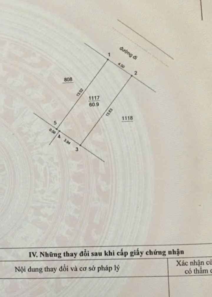 Đất dịch vụ Trưng Lai Xá, Hoài Đức 60.9m² - Đầu tư sinh lời hấp dẫn!