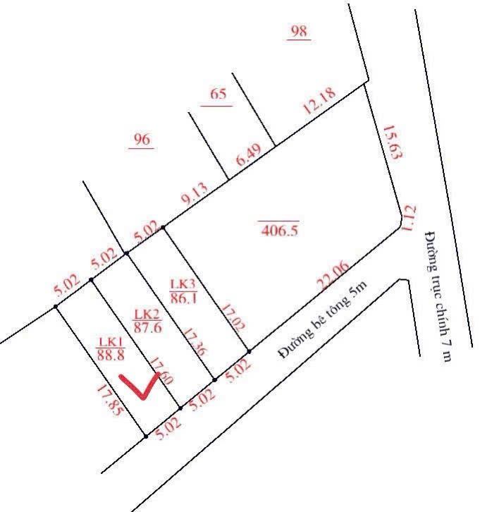 Đất nền Hồng Sơn, Mỹ Đức 88m² giá 1 tỷ - Bán gấp trong tháng!