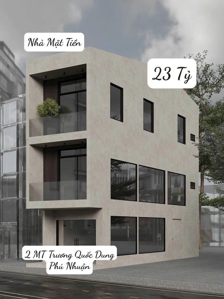 FrontHouse 2 Mặt Tiền Trương Quốc Dung, Phú Nhuận, 53m² giá 23 tỷ - Đầu tư sinh lời ngay!