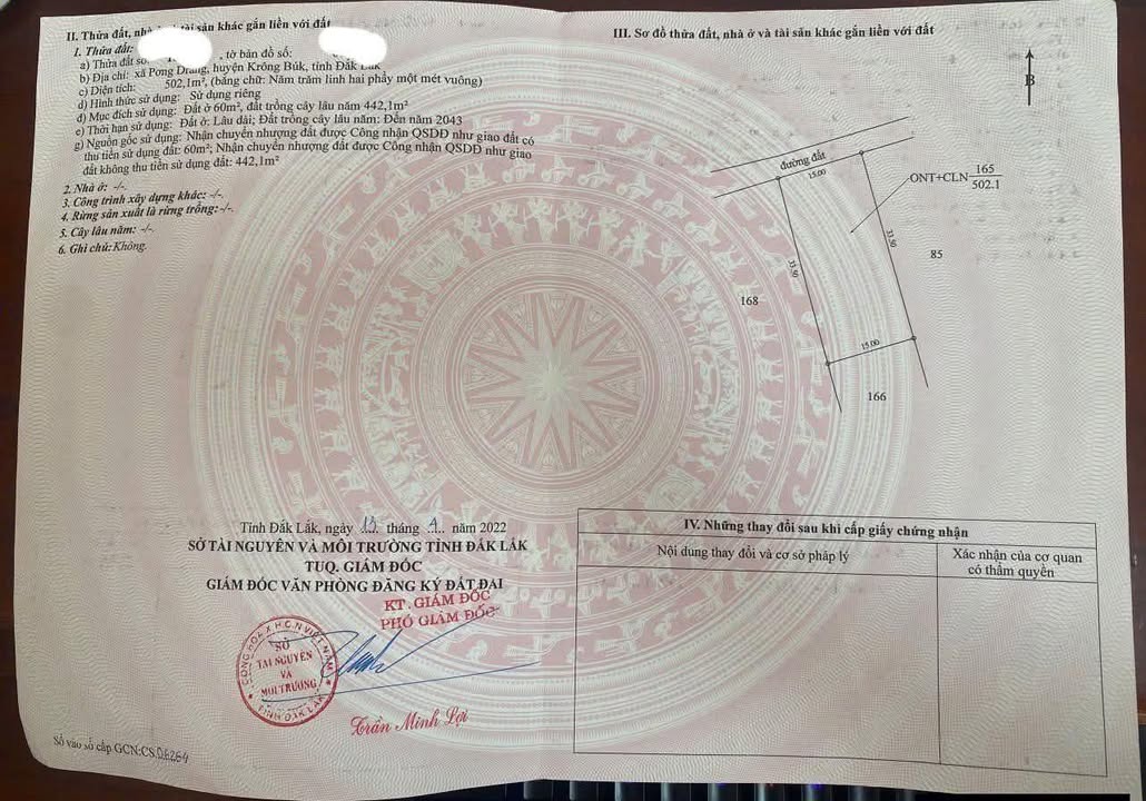 Đất thổ cư 60m² tại thôn 8, xã Pơng Drang - Giá chỉ 495 triệu VND!