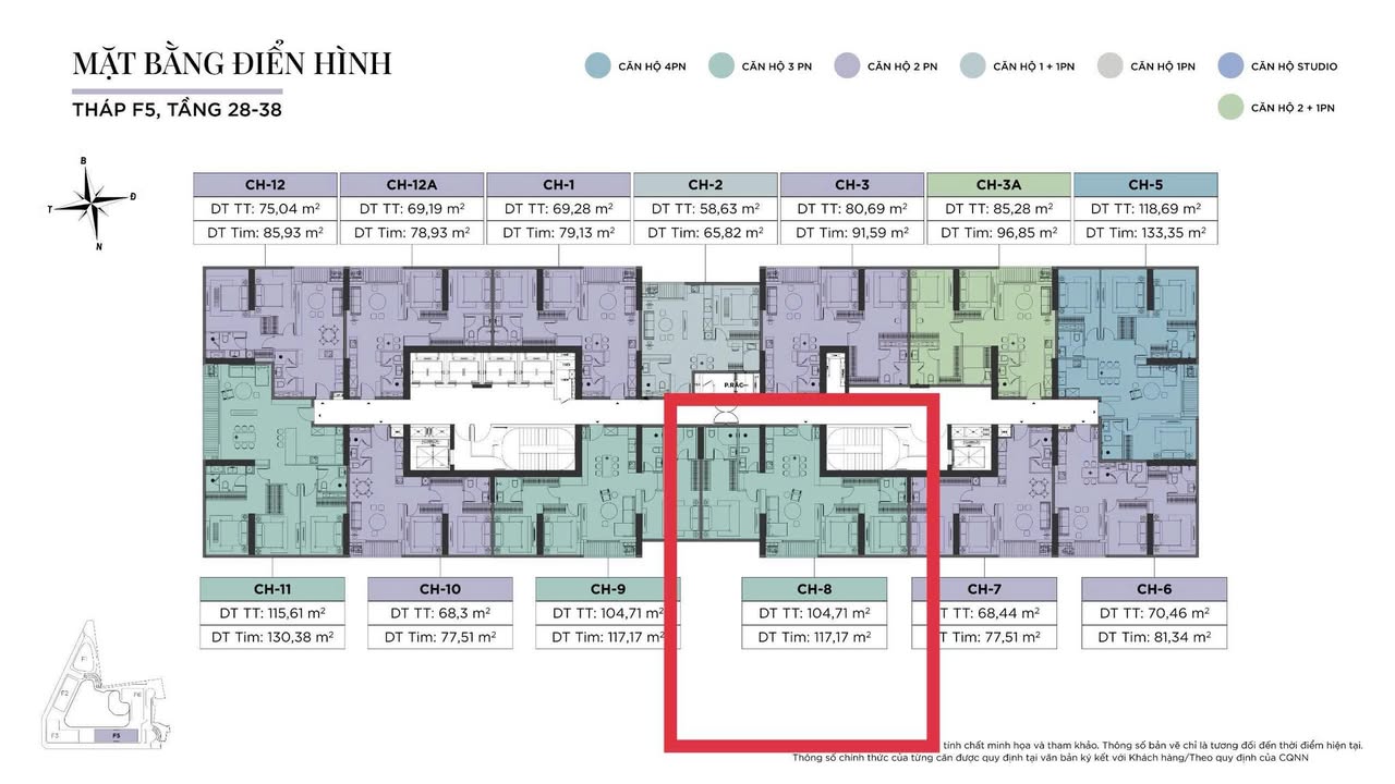 Căn hộ Thụy Phương 104.7m² giá 18.182 tỷ - Chính chủ bán cắt lỗ!