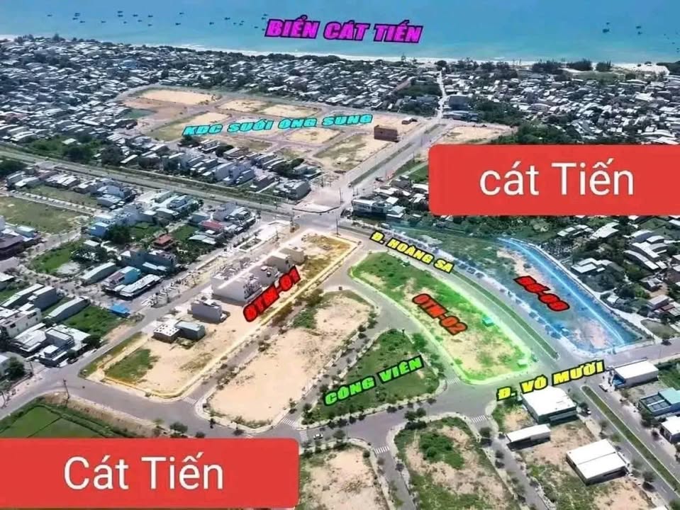 Đất nền Cát Tiến, Phù Cát 125m² giá 2,5 tỷ - Cơ hội đầu tư ven biển!