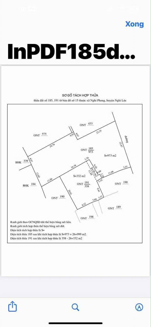 Đất nền Nghi Phong 332m² giá 2 tỷ - Đầu tư sinh lời lâu dài!