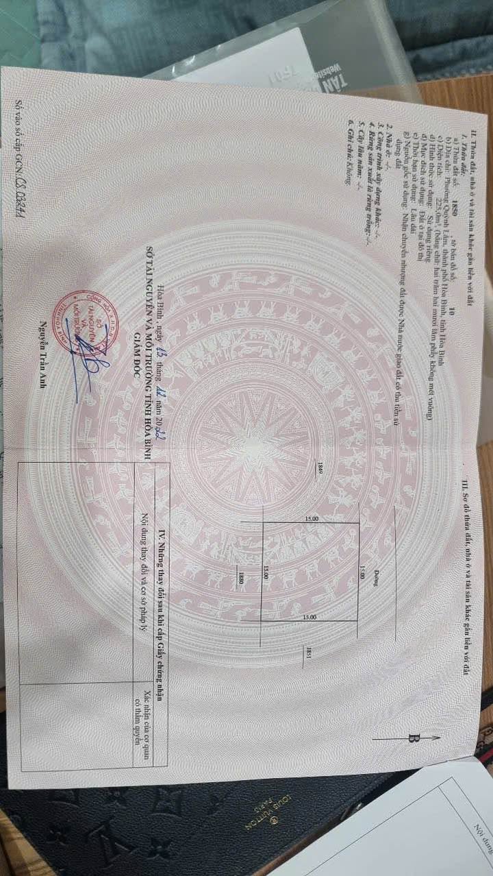 Đất nền 225m² Trần Hưng Đạo, Hoà Bình - Đầu tư sinh lời cao!