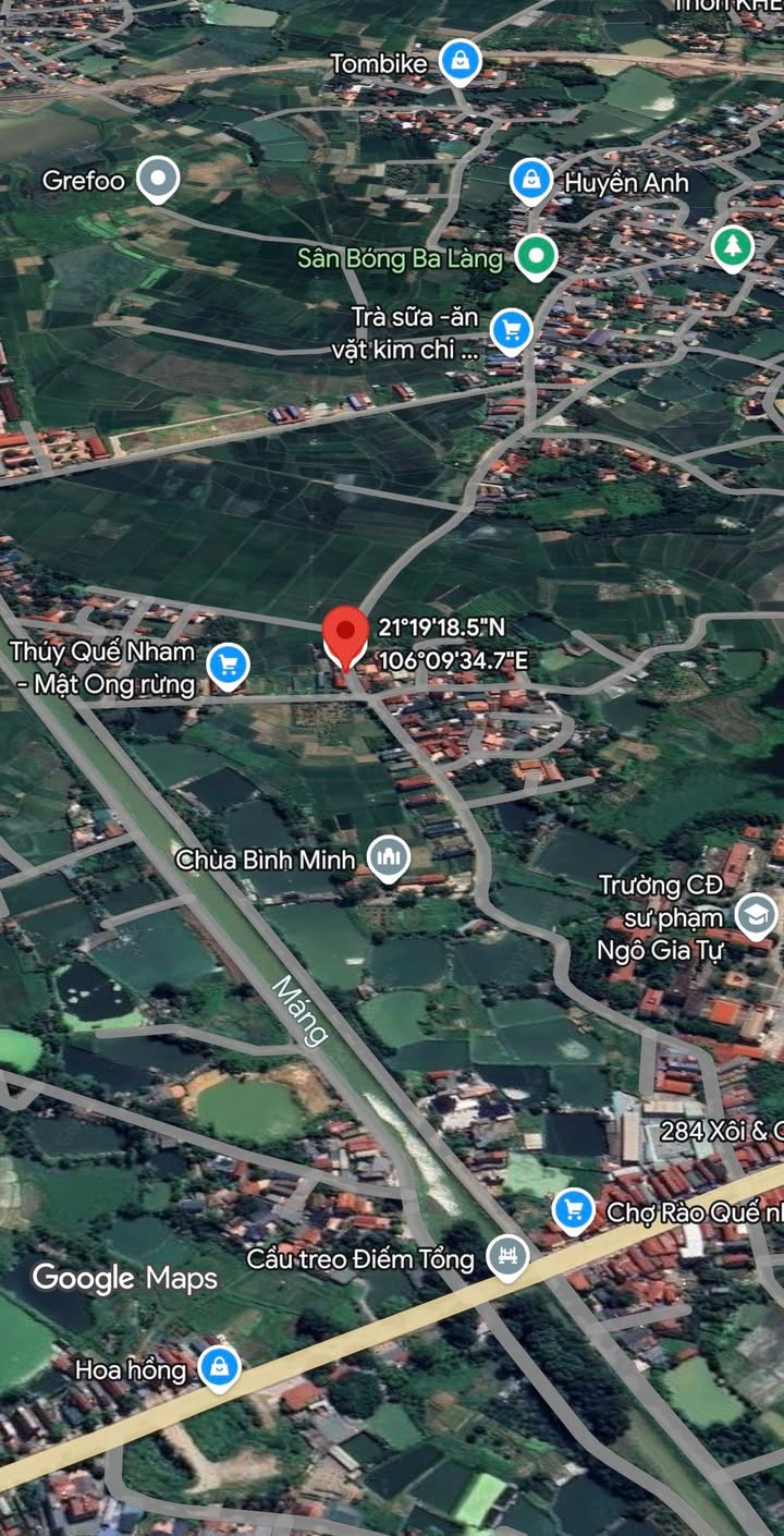 Đất nền tại Quế Nham, Tân Yên 100m² giá 1.6 tỷ - Đường thông ô tô tránh!