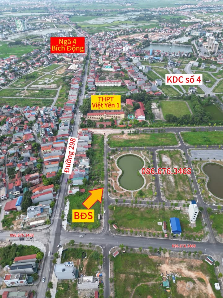 Lô đất Bích Động 90m² giá đầu tư - VIEW HỒ tuyệt đẹp!