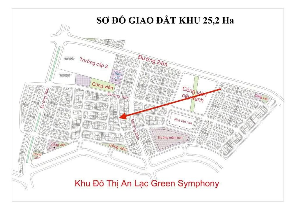 Đất nền Vân Canh Hoài Đức 58.9m² giá 10.4 tỷ - Vị trí trung tâm đắc địa!