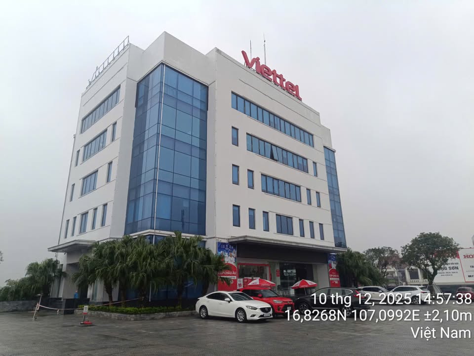 Cho thuê mặt bằng văn phòng 1000m² tại tòa nhà Viettel Đông Hà - Giá hấp dẫn, vị trí đắc địa!