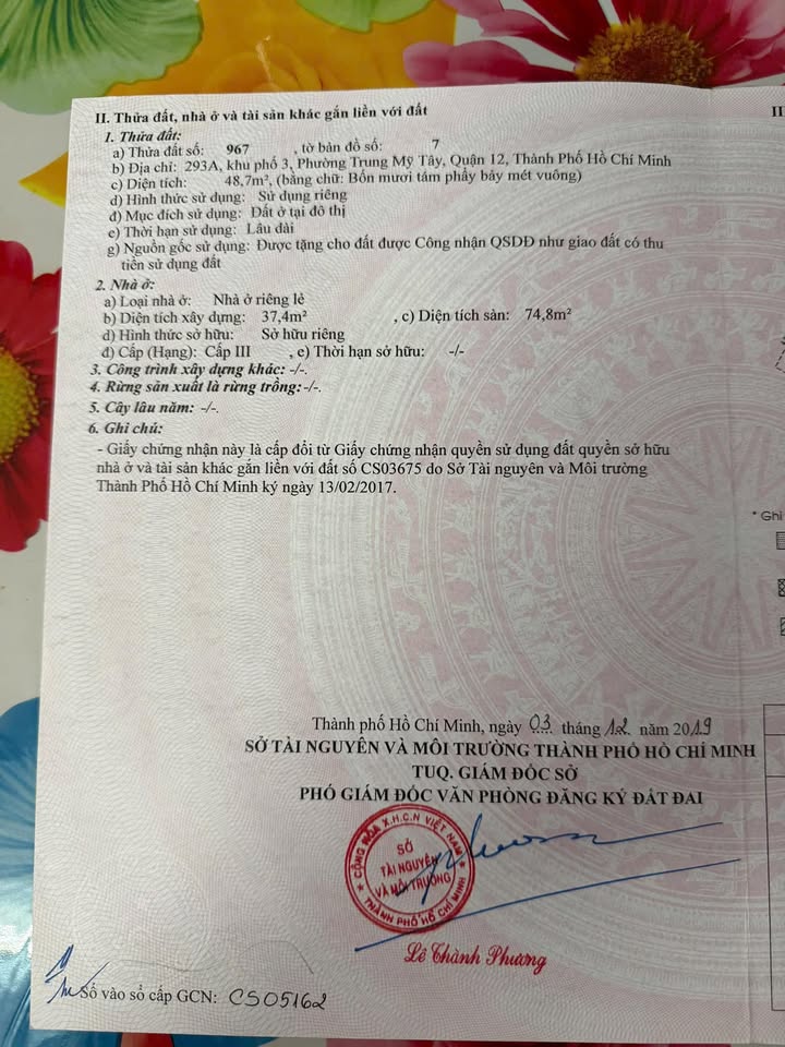 Nhà mặt tiền đường Nguyễn Thành Vĩnh, Quận 12, 50m² giá 5.4 tỷ - Kinh doanh thuận lợi!