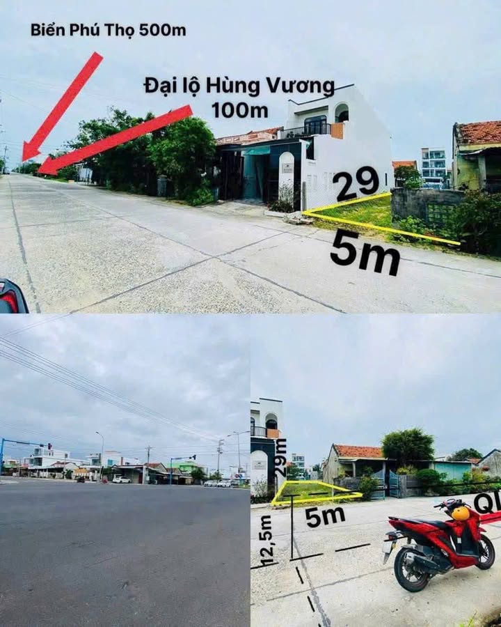 Đất nền khu phố Phú Thọ, phường Hoà Hiệp Trung, 145m² - Vị trí đắc địa cho đầu tư!