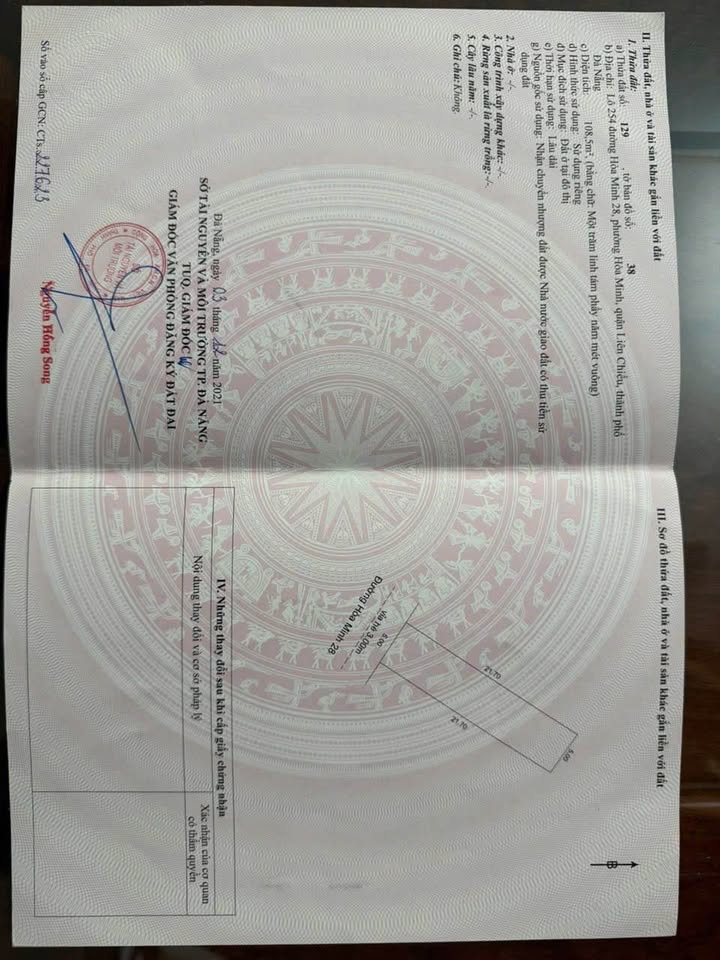 Đất nền khu B Phương Trang, Đà Nẵng 108,5m² giá 6,6 tỷ - Cơ hội đầu tư tuyệt vời!