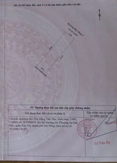 Bán FrontHouse mặt tiền Bàu Vàng 5, Quận Liên Chiểu, Đà Nẵng 100m² - Đầu tư sinh lời hấp dẫn!