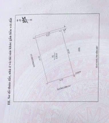 Đất nền Cửa Nam Vinh 120m² giá 5 tỷ - Góc hai mặt đường, hướng Tây Nam