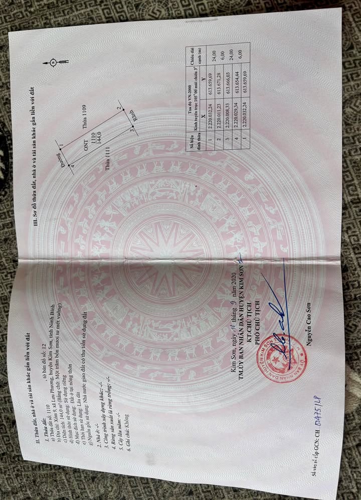 Đất Lưu Phương Kim Sơn 144m² giá 1.4 tỷ - Sổ hồng chính chủ!