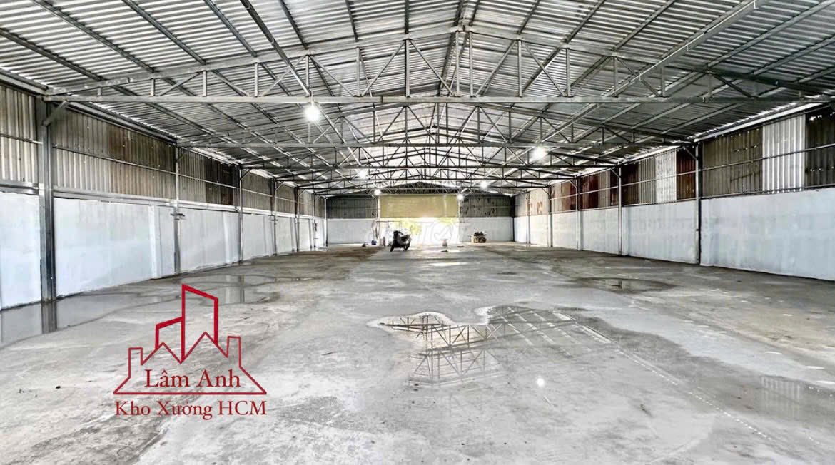 Kho xưởng cho thuê tại Hóc Môn 850m² giá chỉ 35 triệu/tháng - Nền bê tông cao ráo!