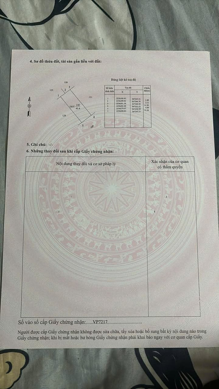 Đất mặt đường tổ dân phố Vụ, phường Trường Thi 46m² giá 1.3 tỷ - Cơ hội đầu tư hấp dẫn!