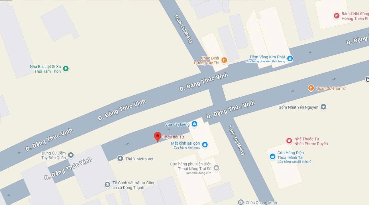 Đất ở Hóc Môn 90m² giá 3.45 tỷ - Vị trí đẹp, kinh doanh thuận lợi!