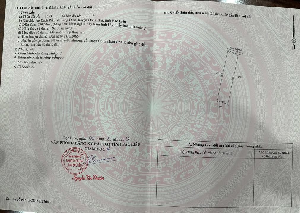 Đất nền Long Điền 5707m² - Sẵn sàng cho đầu tư sinh lời!