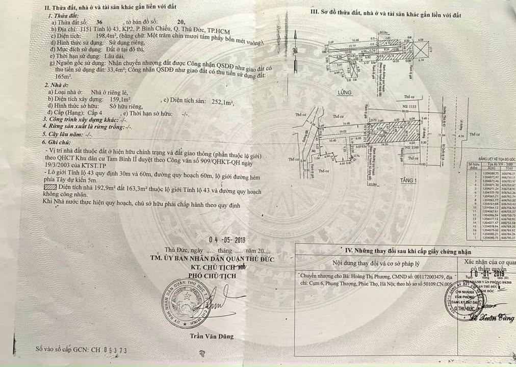 Nhà mặt tiền Tỉnh Lộ 43, Thủ Đức 360m² giá 15.8 tỷ - Giao ngay!