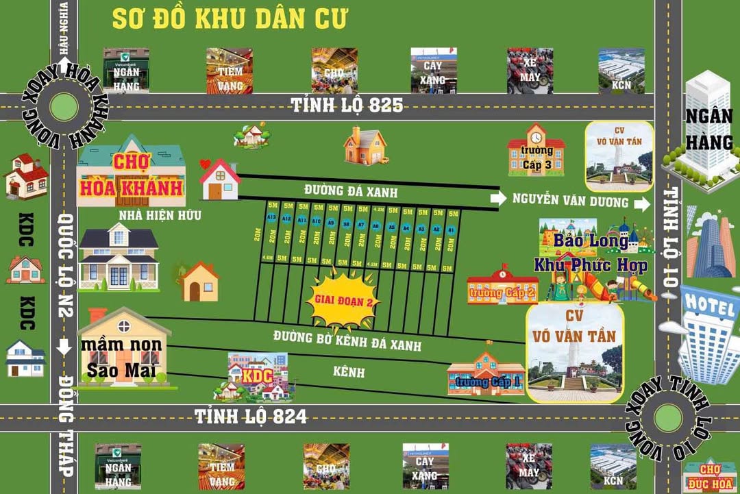 Đất nền ODT khu vực 4 Thị Trấn Đức Hòa, 100m² giá 839 triệu - Cơ hội đầu tư sinh lời!