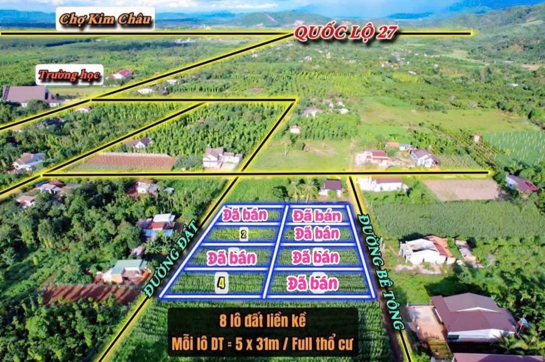 Đất nền Dray Bhăng, Cư Kuin 150m² - Đường ô tô vào tận nơi chỉ 219 triệu