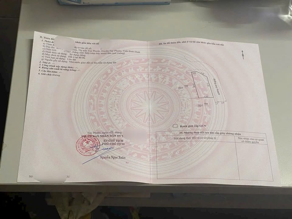 Đất nền lô góc mặt tiền khu phố Mỹ Điền, Tuy Phước 175m² giá 1.5 tỷ - Đầu tư sinh lời ngay!