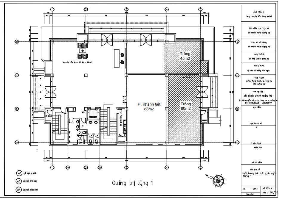 Cho thuê mặt bằng 200m² tại tòa nhà Viettel Quảng Trị - Giá thỏa thuận hấp dẫn!