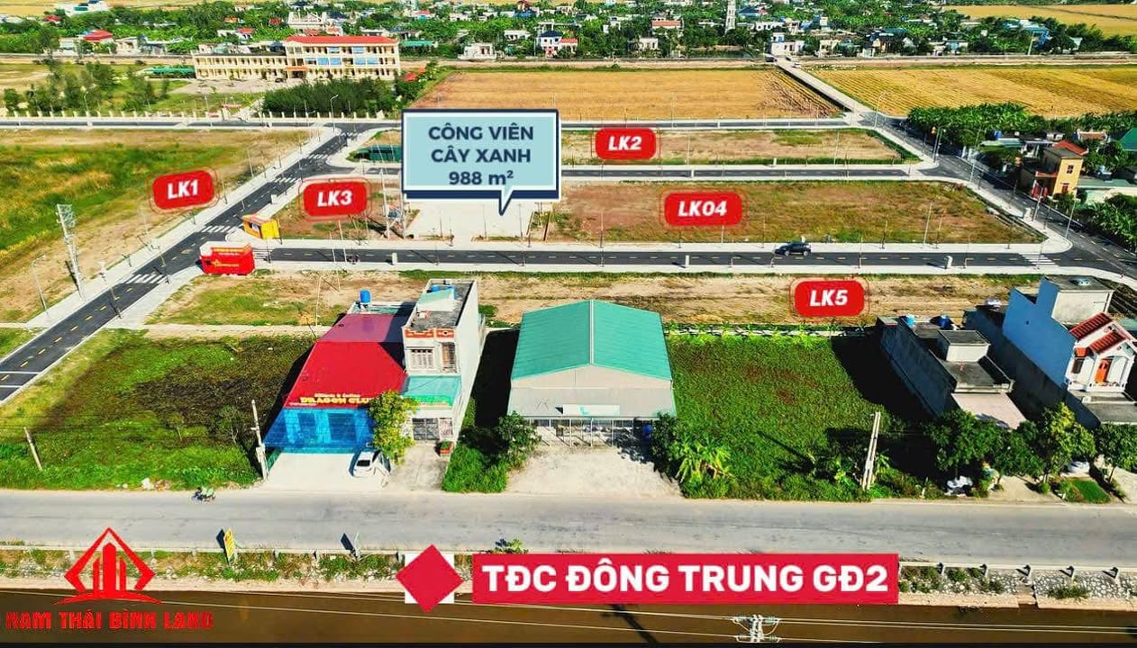 Đất nền Đông Trung, Tiền Hải 108m² chỉ từ 1.15 tỷ - Vị trí đắc địa gần trường học!