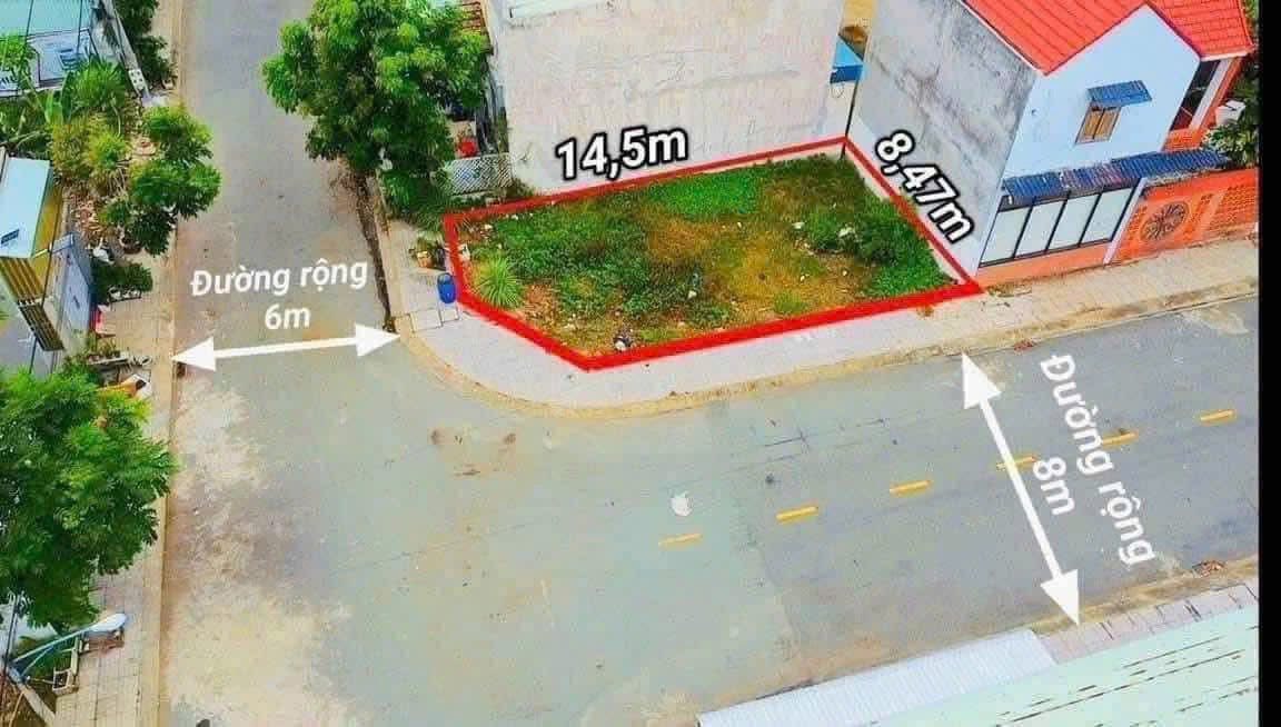 Đất lô góc đẹp tại xã Mỹ Hạnh Bắc, Đức Hòa, Long An 122m² giá chỉ 1.98 tỷ - Cơ hội đầu tư sinh lợi!