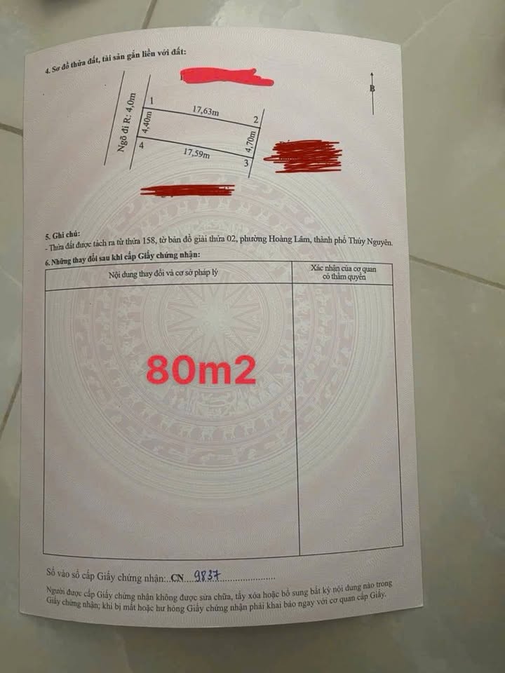 Đất nền tại phường Thiên Hương, Thủy Nguyên, Hải Phòng 80m² giá 1.5 tỷ - Đầu tư sinh lời ngay!