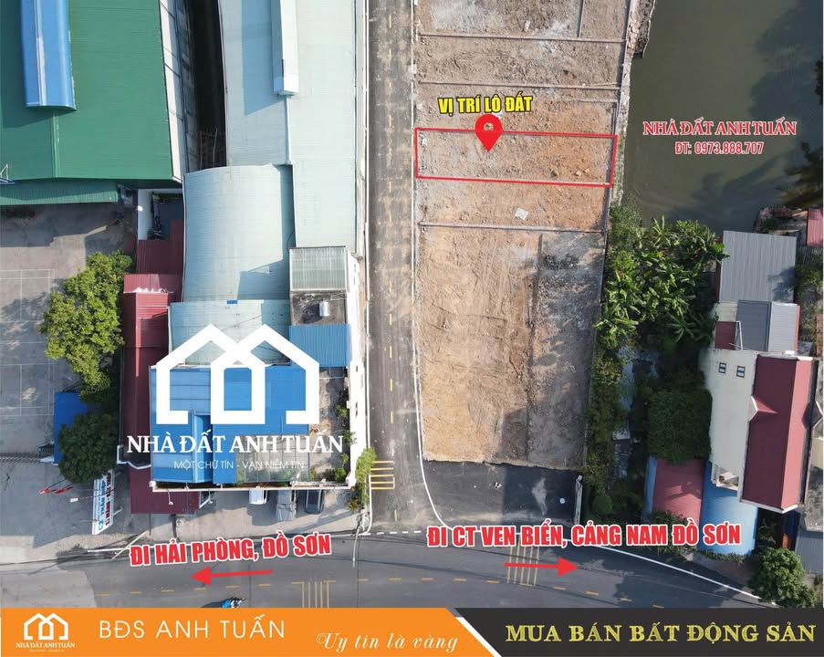 Đất nền 76m² mặt đường 403 Minh Đức, Đồ Sơn chỉ 2.05 tỷ - Đầu tư sinh lời!