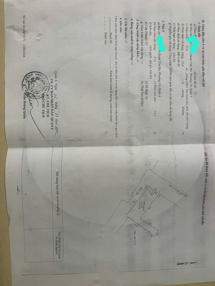 Nhà hẻm 576 Đoàn Văn Bơ, Khánh Hội, 21m² giá 2.8 tỷ - Căn góc 2 mặt tiền