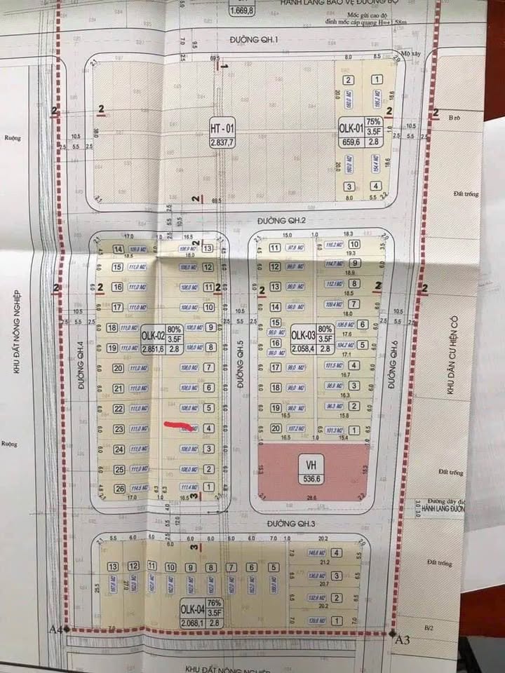 Đất nền góc KDC Liên Hiệp Hưng Hà 139m² - Giá đầu tư hấp dẫn!