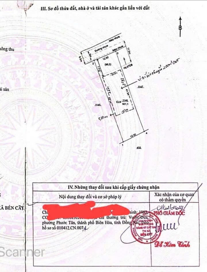 Đất đẹp An Tây, Bến Cát 504m² giá 3.2 tỷ - Đầu tư sinh lời ngay!