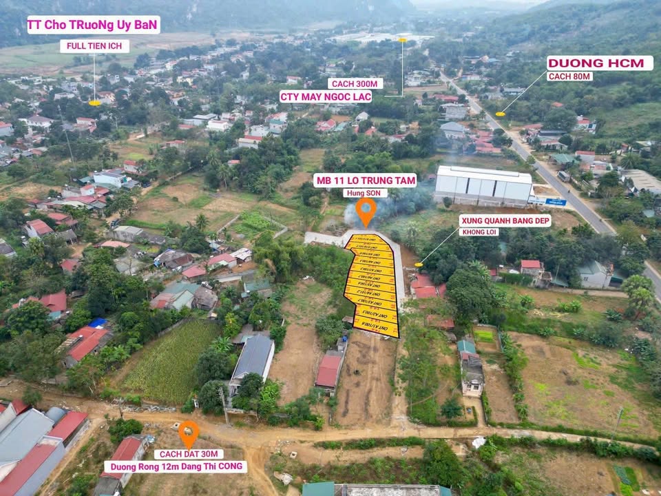 Đất nền Khu phố Hưng Sơn, Ngọc Lặc, 105m² chỉ 350 triệu - Đầu tư sinh lời ngay!