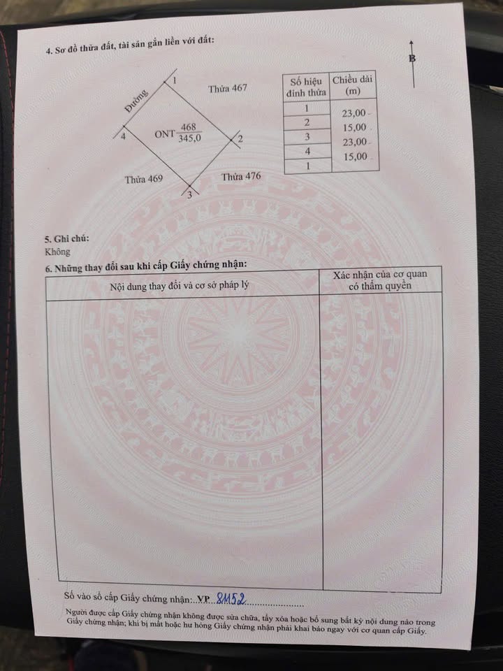 Đất nền Khánh Nhạc, Yên Khánh 345m² giá 4 tỷ - Đường thông tứ phía