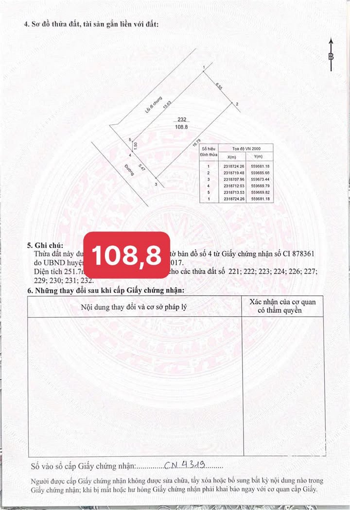 Đất Lô Góc 108m² Hòa Thạch, Quốc Oai - Đầu Tư Chỉ 2 Tỷ!