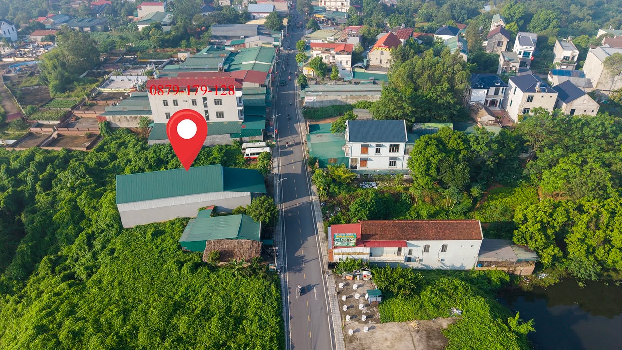 Bán đất 300m² xã Hy Cương, Việt Trì - Nhà xưởng sẵn có, vị trí đẹp hiếm có!