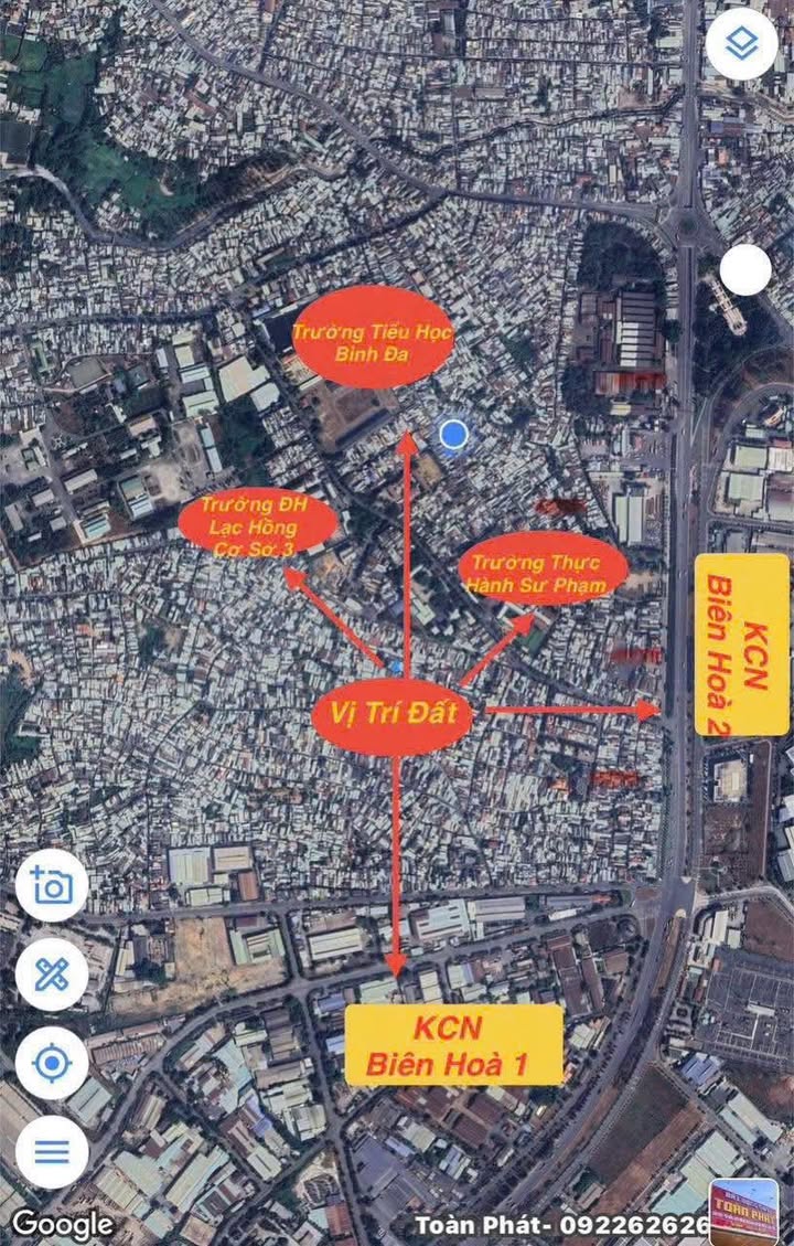 Đất nền An Bình, Biên Hòa 80m² giá 2.45 tỷ - Đường xe hơi tận nơi!