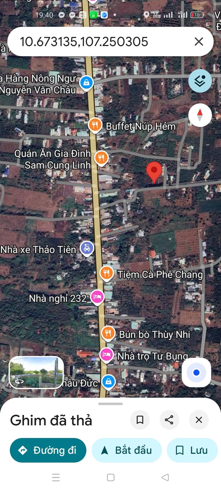 Đất nền Bàu Chinh Châu Đức 600m² giá 7.2 tỷ - Sổ hồng chính chủ, đường nhựa 6m thông thoáng!