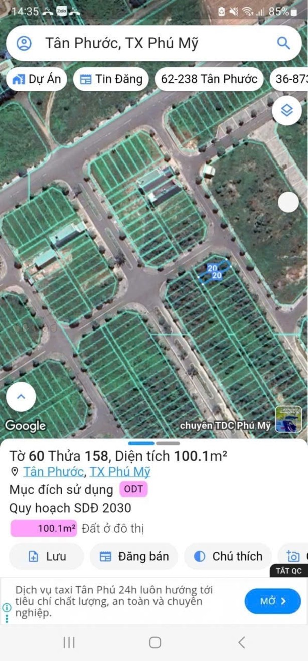 Đất tái định cư Tân Phước Thủ Đức 100m² giá 1.85 tỷ - View công viên lý tưởng!