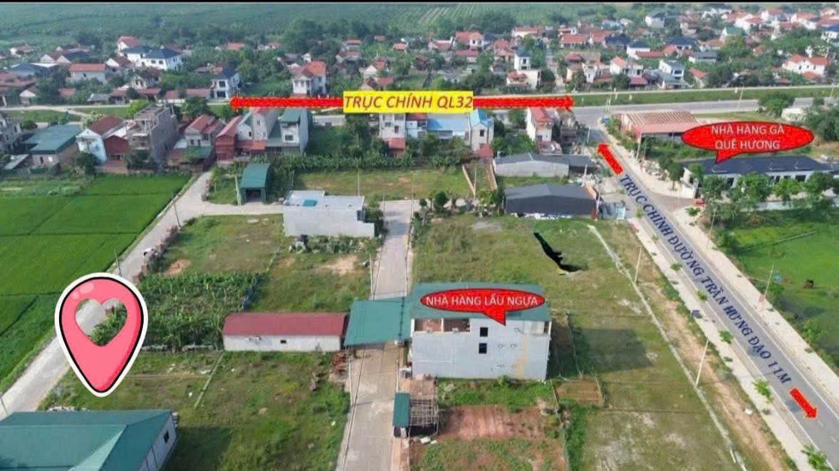 Đất đấu giá Hương Nộn, Tam Nông 120,6m² giá 1 tỷ - Đầu tư sinh lời cao!