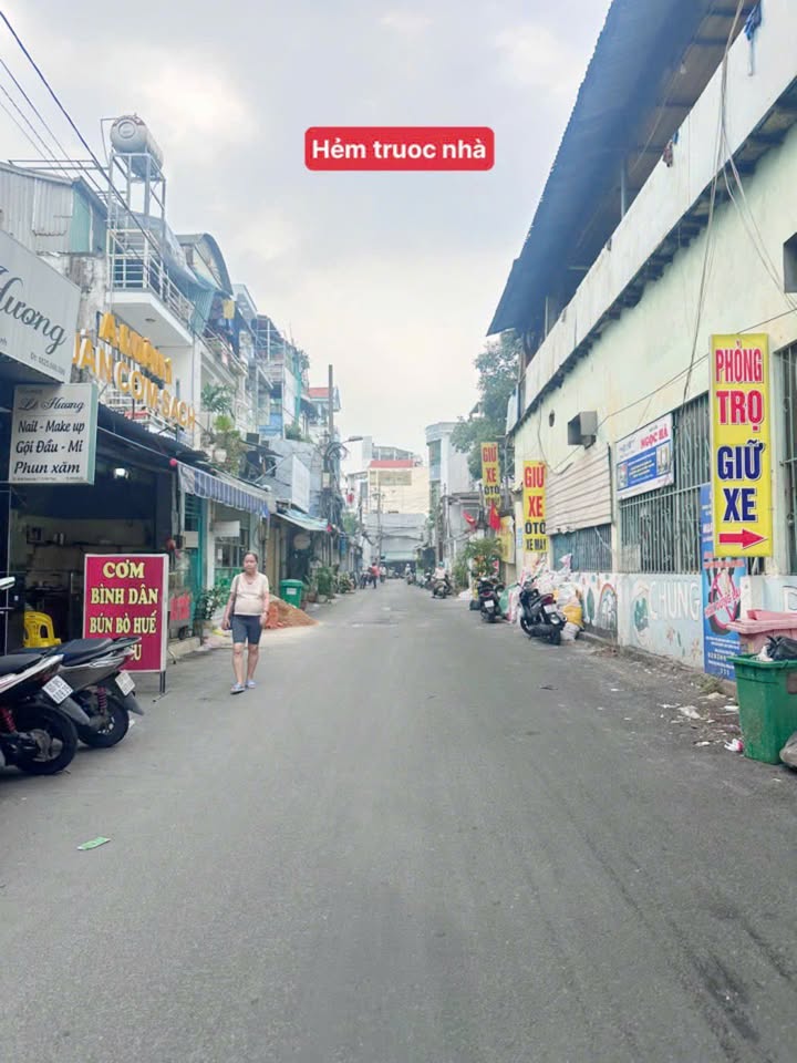 Mặt tiền kinh doanh Nơ Trang Long 26m² giá 4.568 tỷ - Hẻm xe tải né nhau